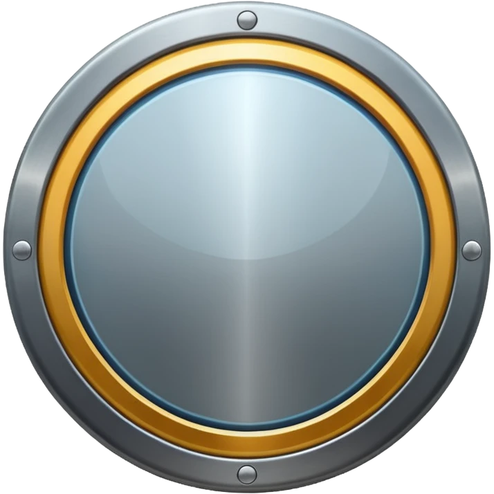 shiny steel shield emoji