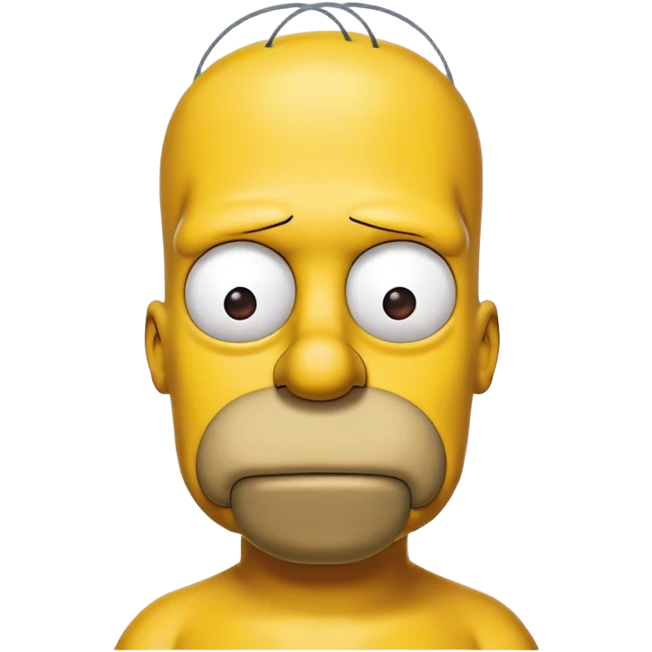 Homer simpsons lmao emoji