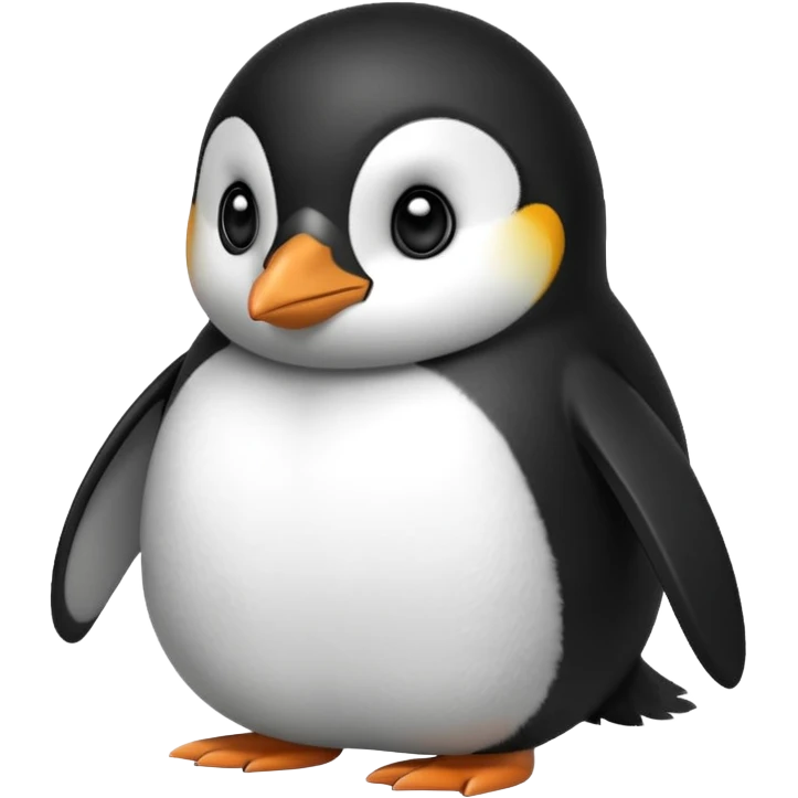side eyeing penguin  emoji