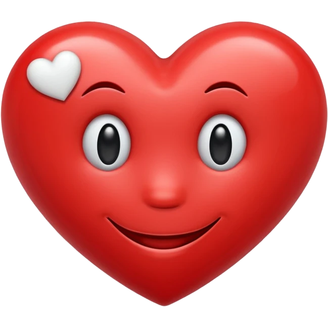 Heart with smiley face emoji