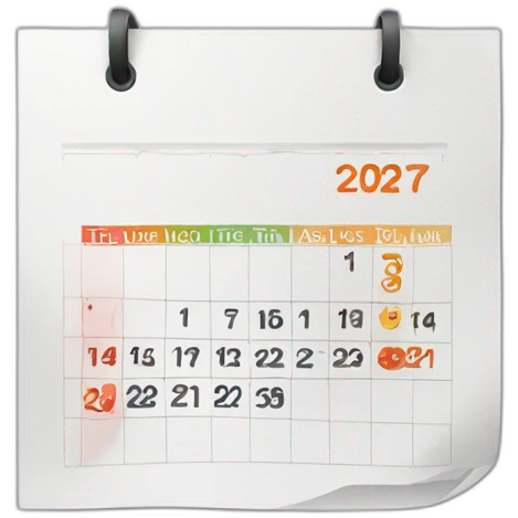Calendar  emoji