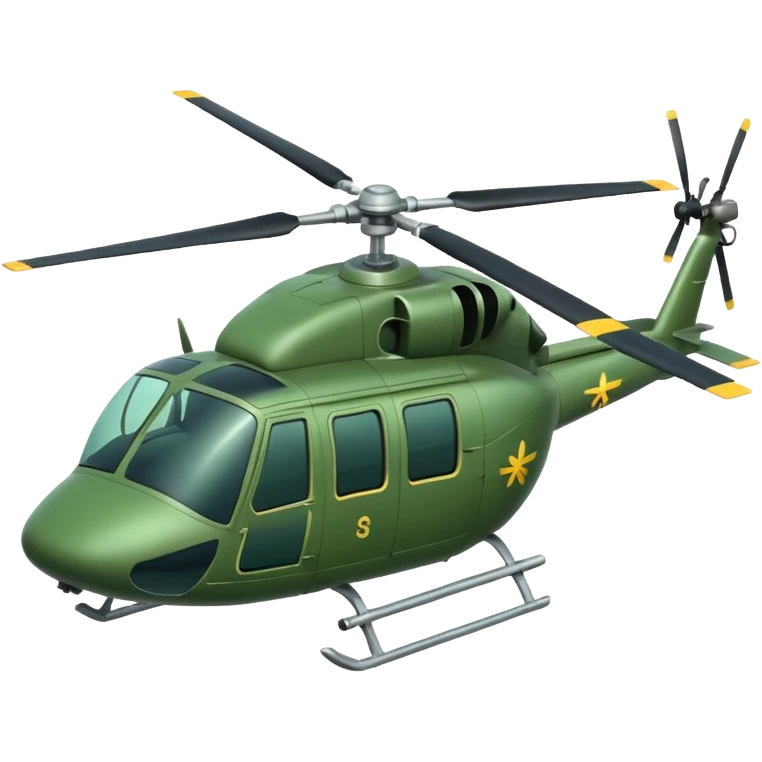 Army helicopter emoji