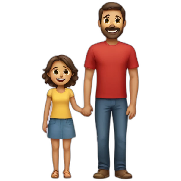 A family with two kids from Spain emoji