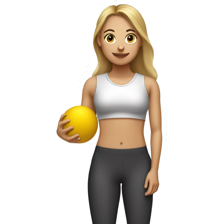 pilates girl who is sore who can barely walk and has to play kickball tomorrow emoji