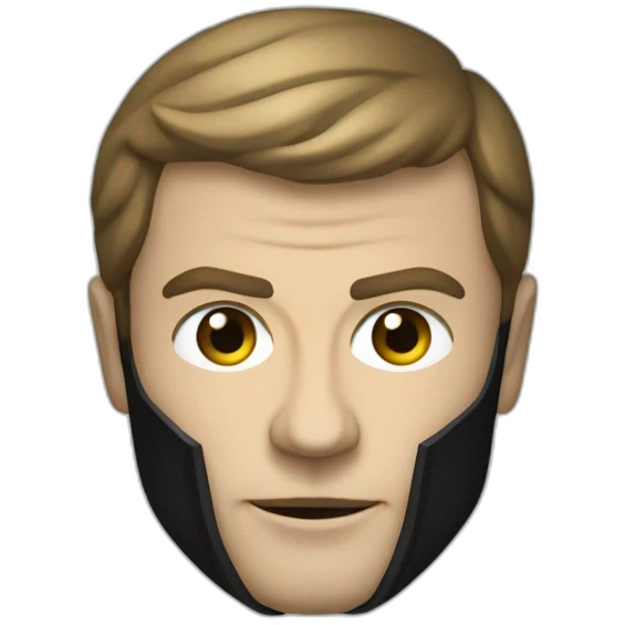 macron en dark vador emoji
