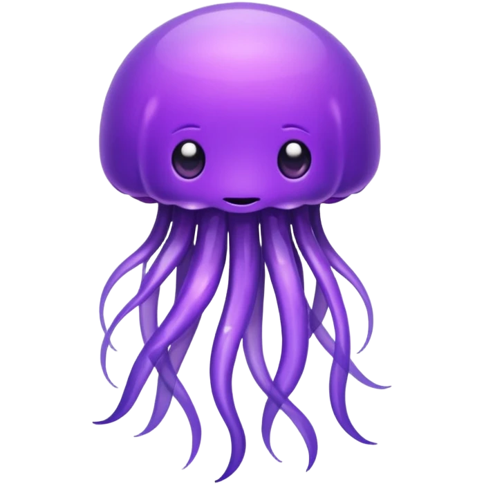 Make a purple jellyfish small emoji