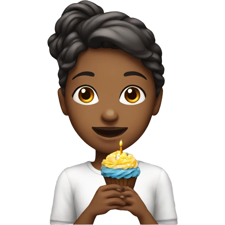 Girl Happy birthday  emoji