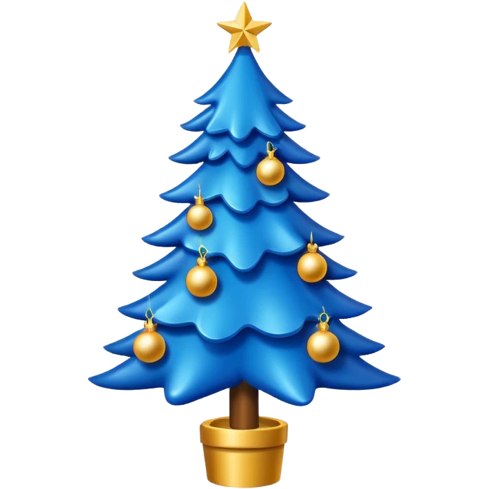 Blue Christmas  emoji