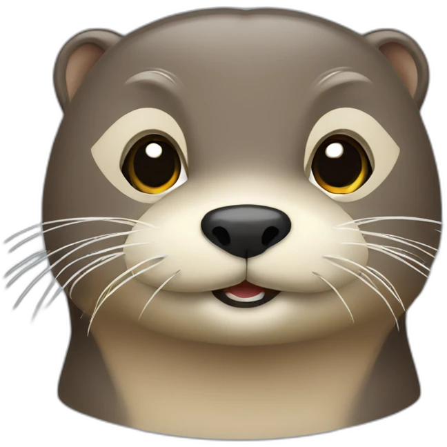 Loutre qui fume emoji