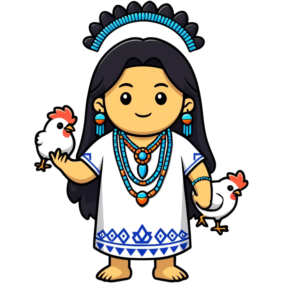 Israeli shaman raising chickens emoji