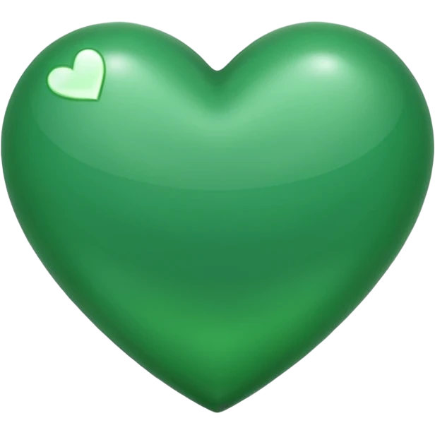Green heart emoji