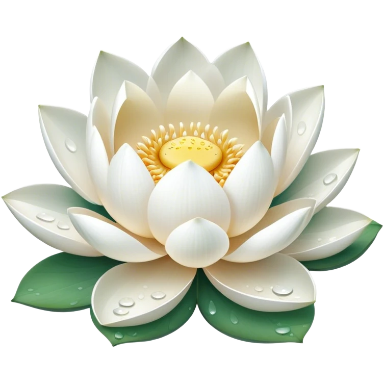 A lotus flower bloom emoji
