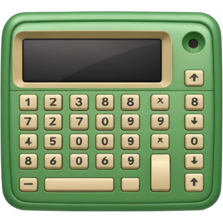 green 90s computer emoji