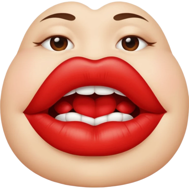 Lip kiss emoji