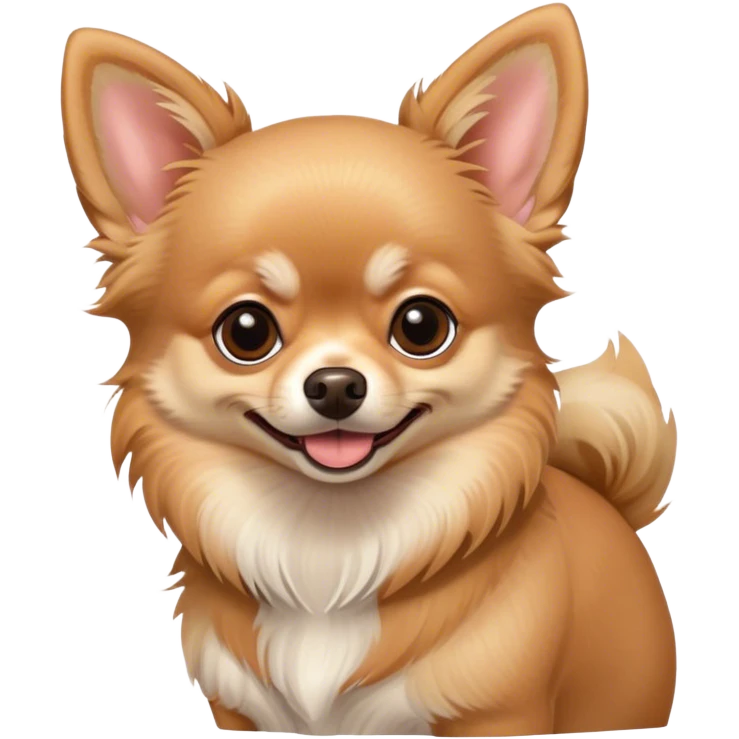 fawn pmeranian mix chihuahua emoji