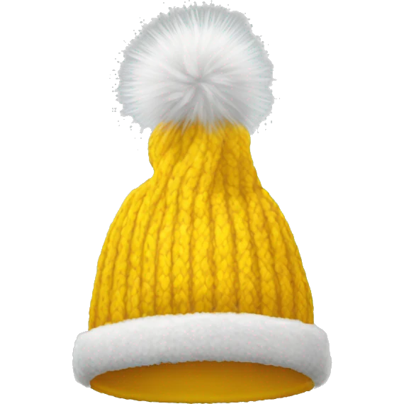 yellow winter hat emoji