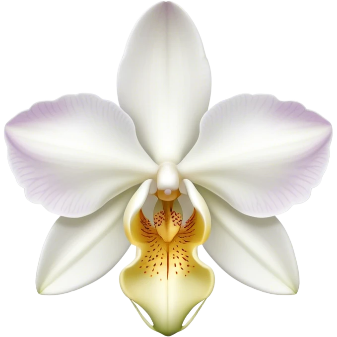Orchid flower emoji