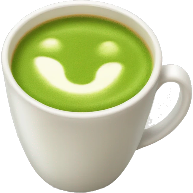 Matcha latte  emoji