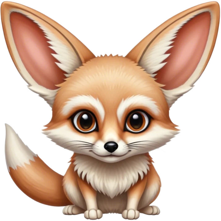 fennec avec des gros yeux emoji