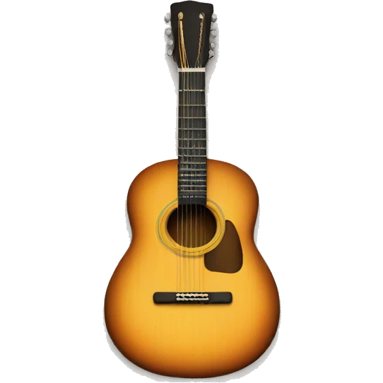 eight string guitar emoji