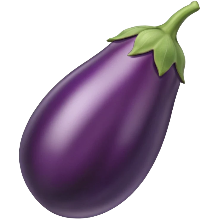 A flaccid eggplant emoji emoji