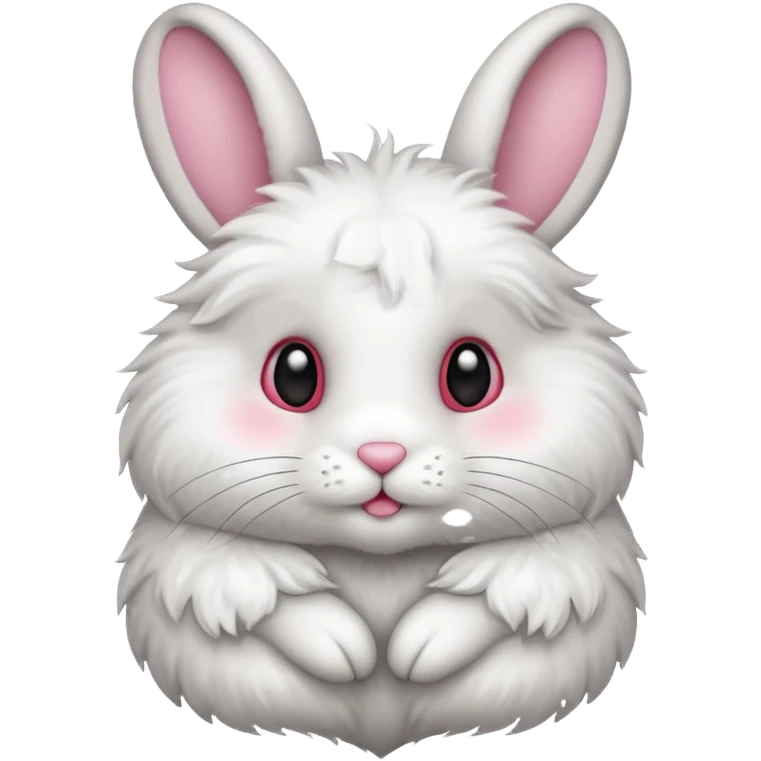 Bunny with love emoji