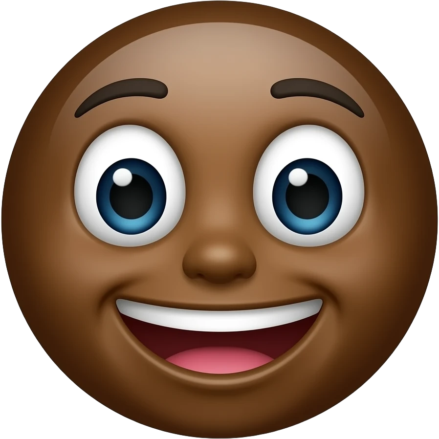 Add the caption Bhappy2 a brown Betty o female em with the words Bhappy2 emoji