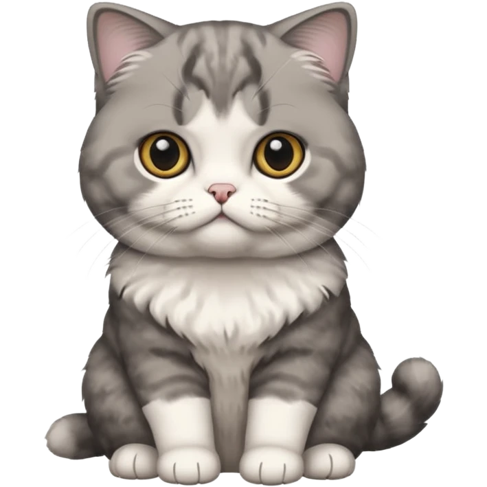 Scottish fold emoji