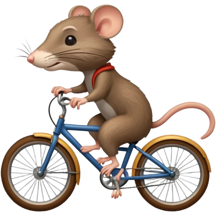 rat on bike emoji