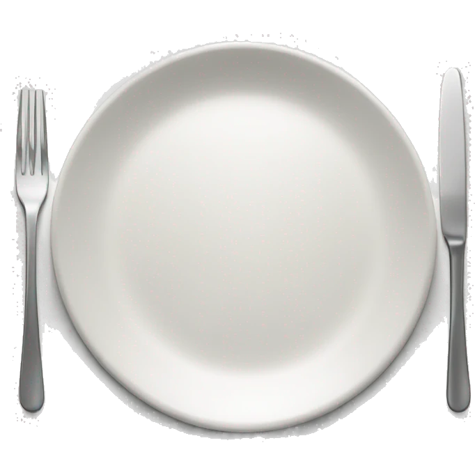 christmas empty plate  emoji