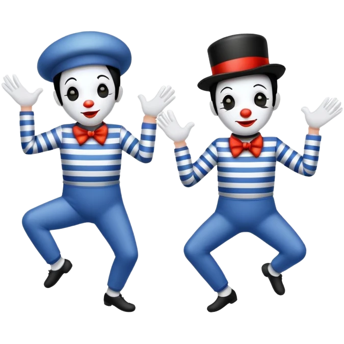 Create stickers with mime and dash emoji