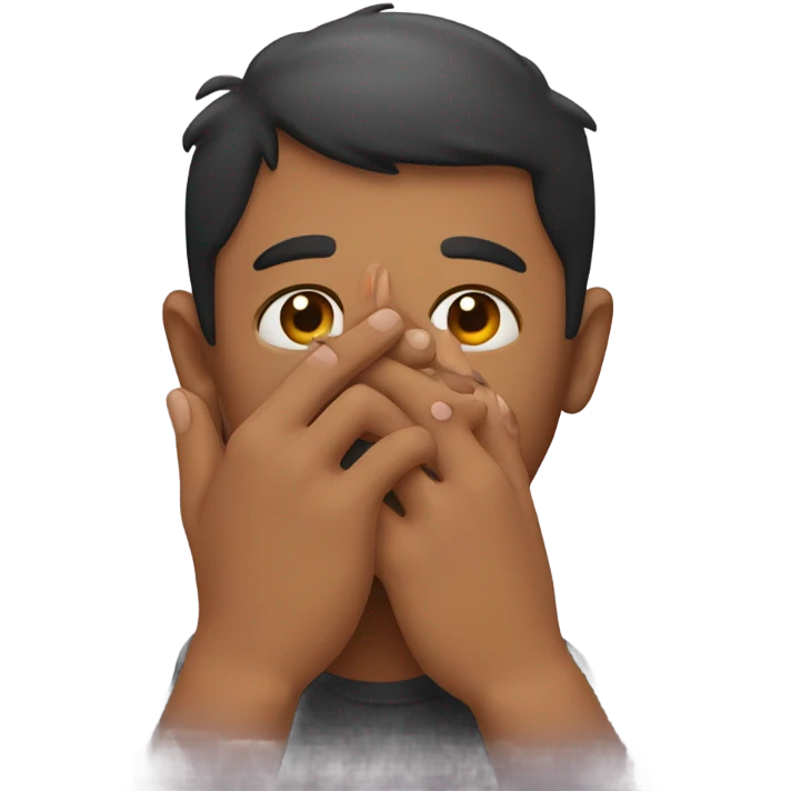 Hands kissing emoji