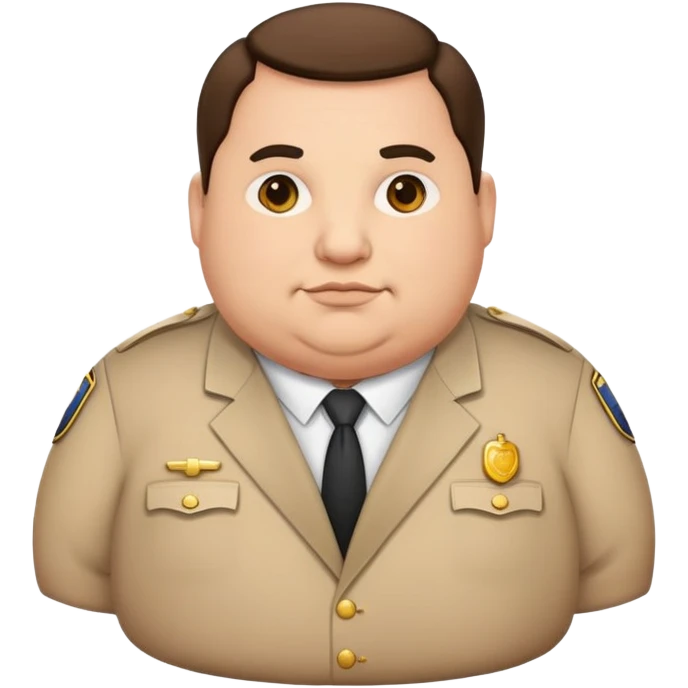 photorealistic fat official emoji