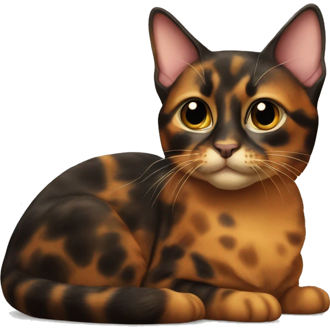 tortoiseshell cat emoji
