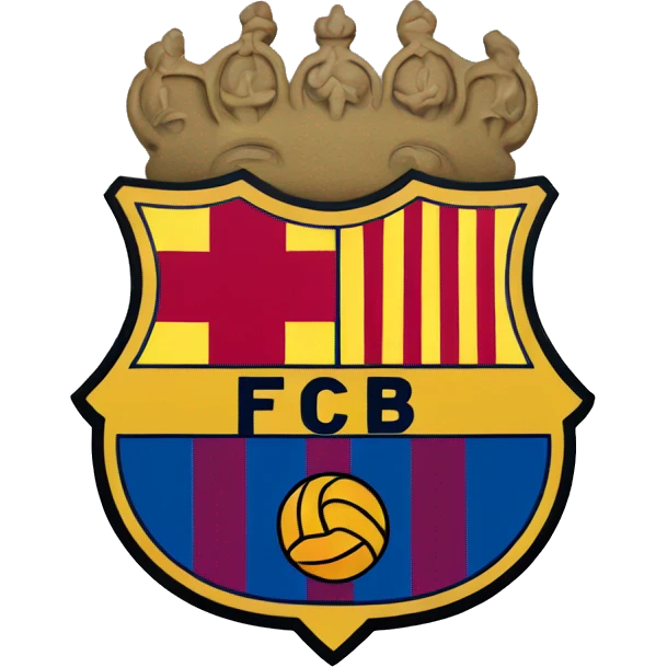Fc Barcelona logo emoji