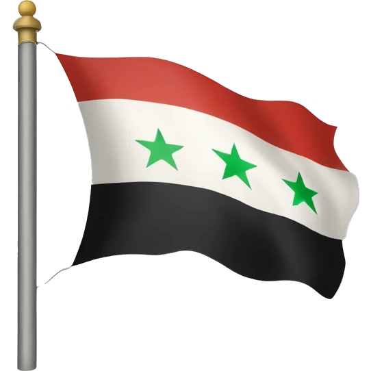 The flag of Syria in 1948 emoji