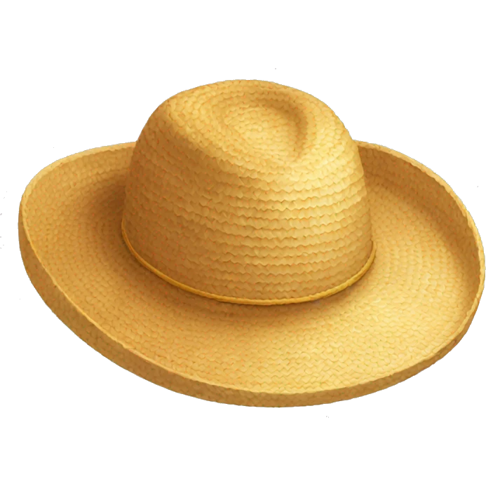 Straw hat emoji