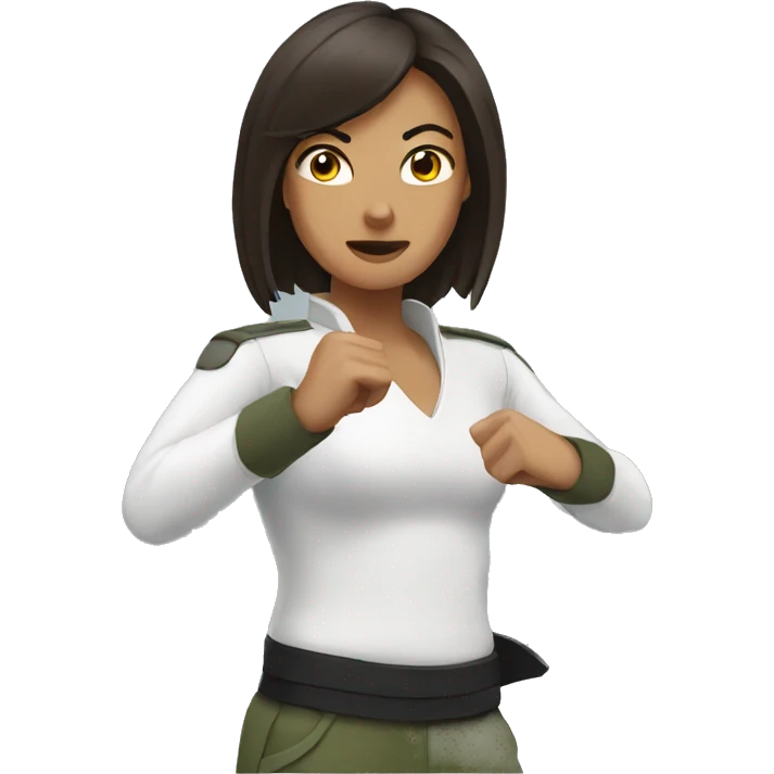 self defence woman emoji