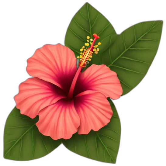 hibiscus emoji