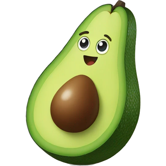 Avocado holding a green ticked checkbox emoji