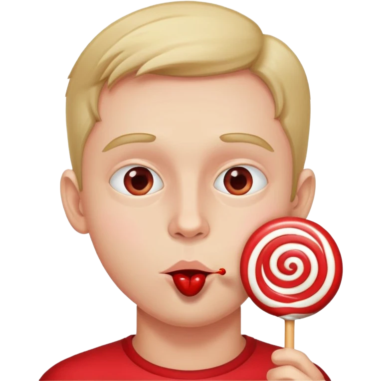 Denis suck a lolipop emoji