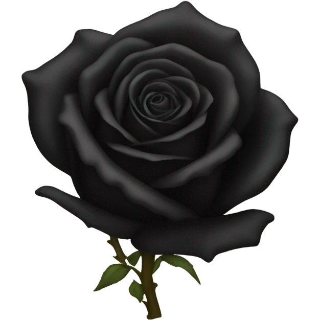 Black rose emoji
