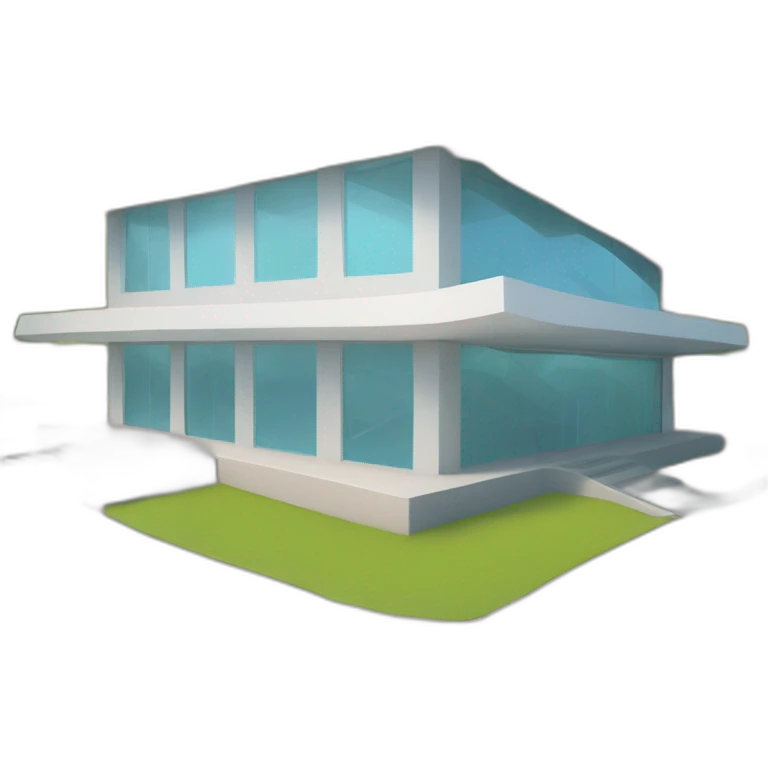 Futuristic dog obedience class exterior structure emoji