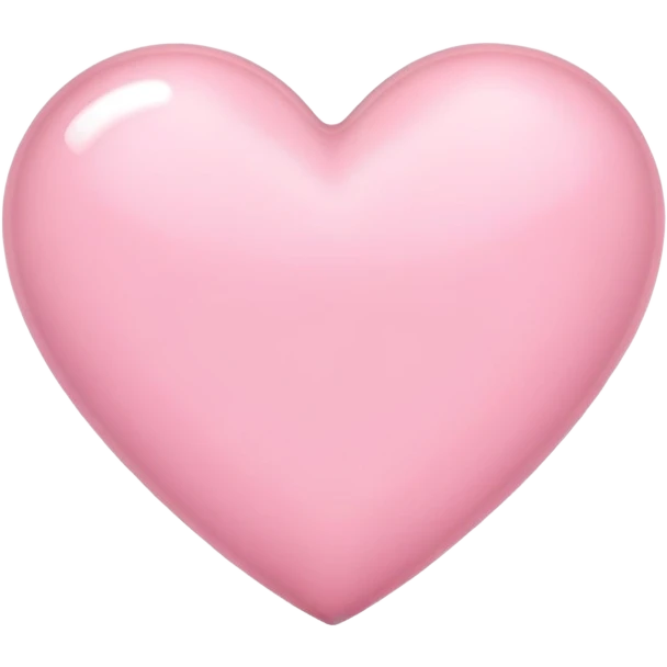Light pink heart  emoji