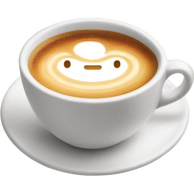 Cappuccino cup emoji