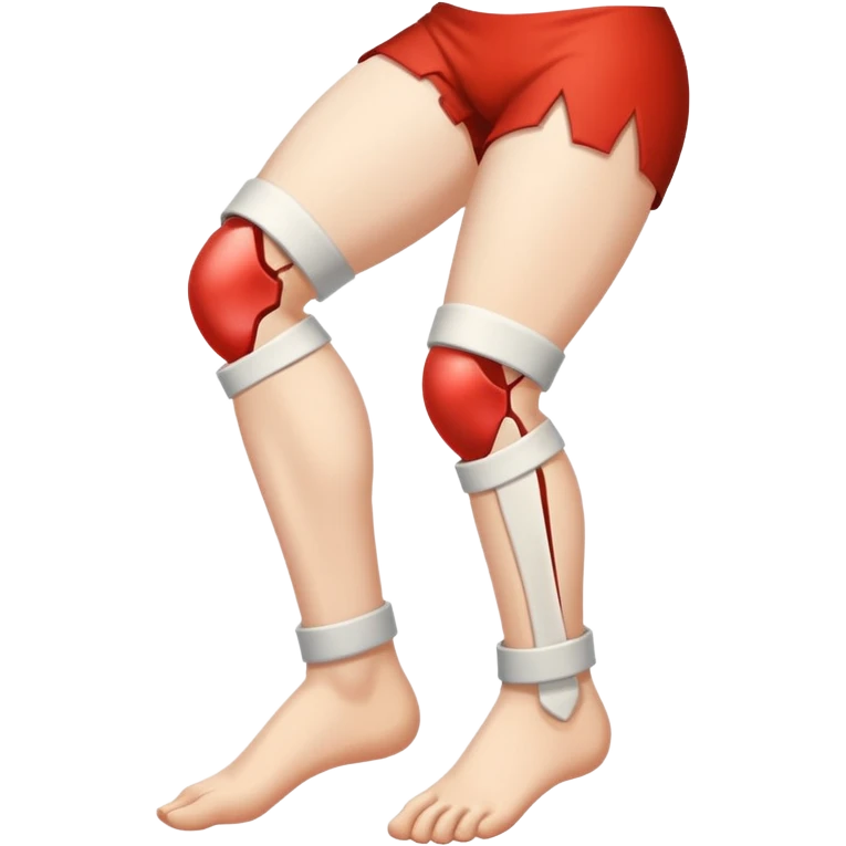 broken bone leg @emoji emoji
