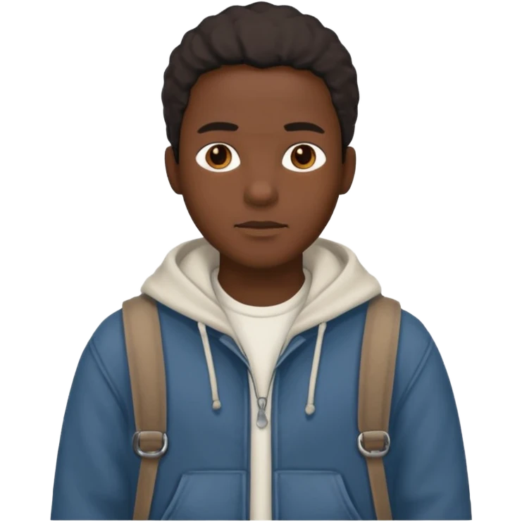 A big black nigger cotton farmer slave emoji