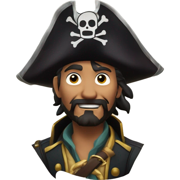 Pirate dans le style de sea of thieves ave  ne pancarte avec d'ecrit "makishiro10" emoji