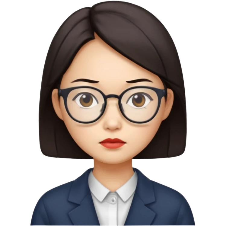 i need an image of a chinese woman analyst emoji