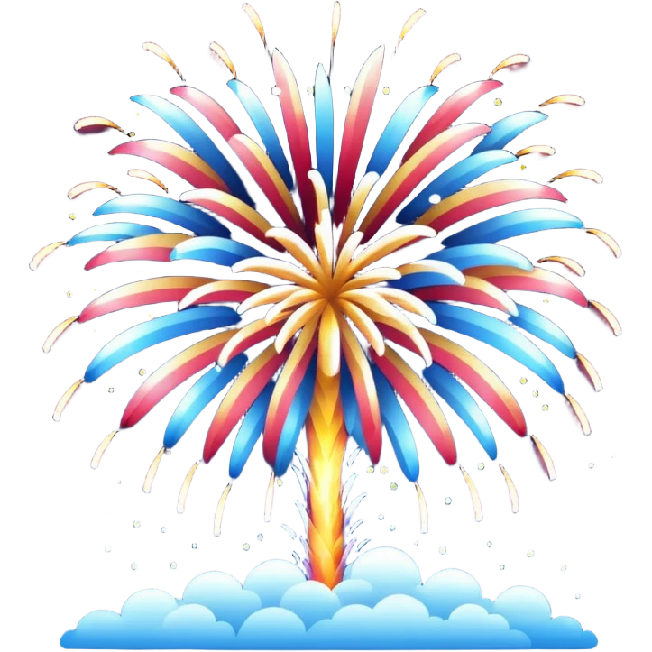 Fireworks on sky  emoji